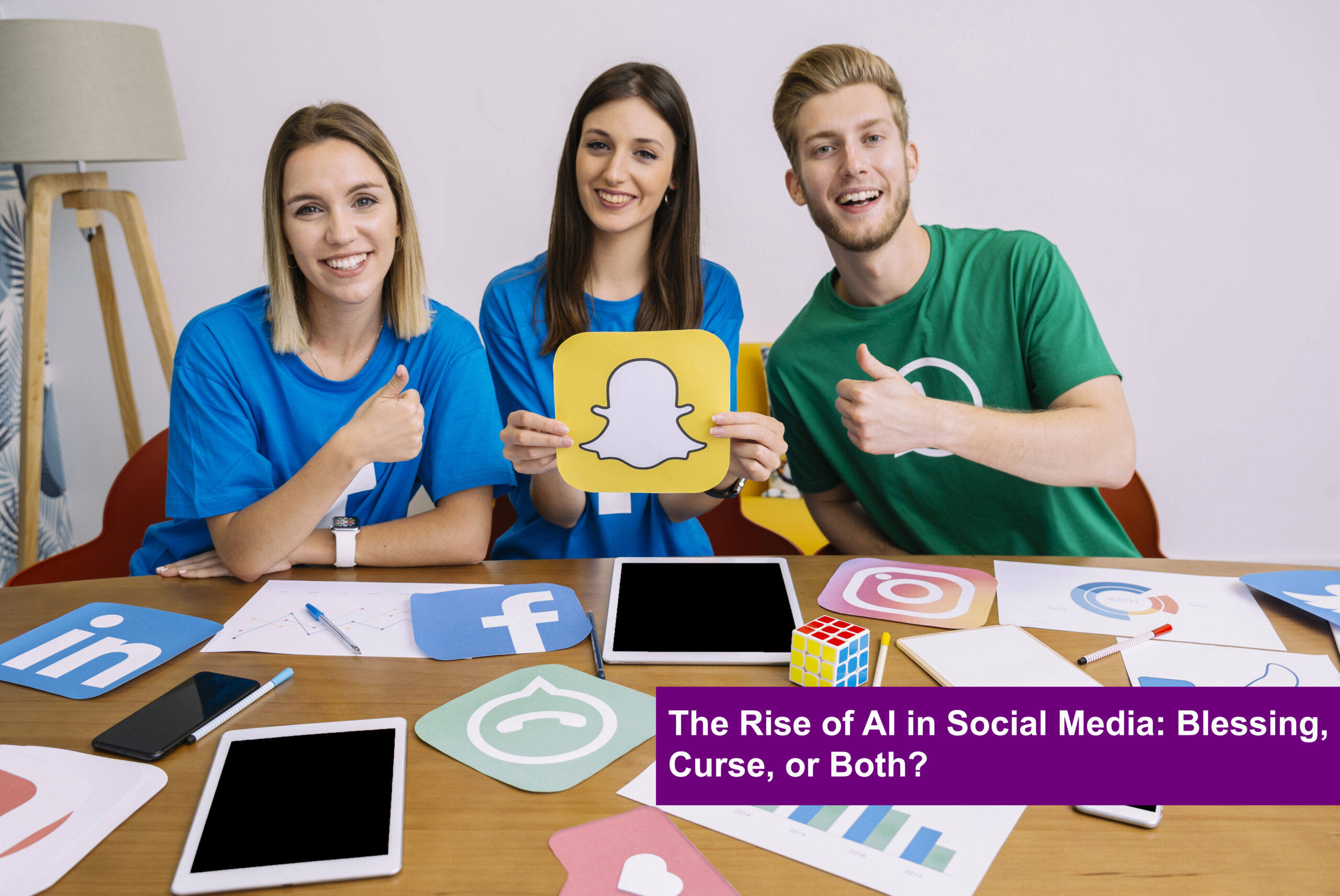 The Rise of AI in Social Media: Blessing, Curse, or Both