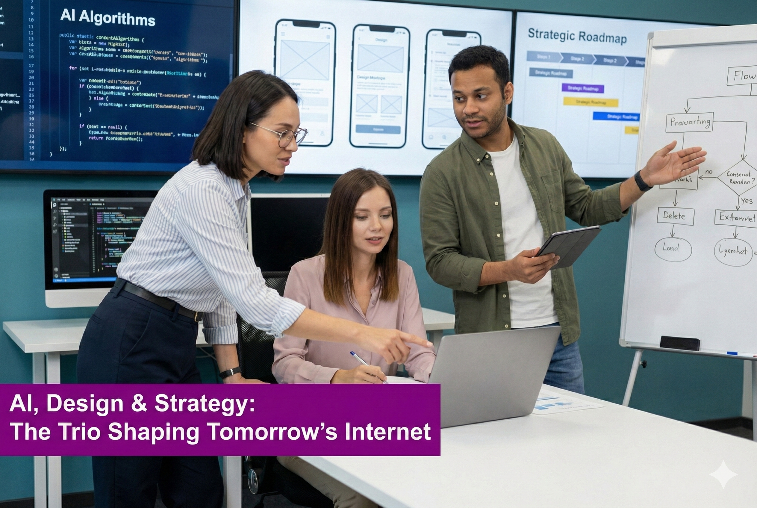 AI, Design & Strategy: The Trio Shaping Tomorrow’s Internet